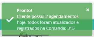 Cliente Chegou