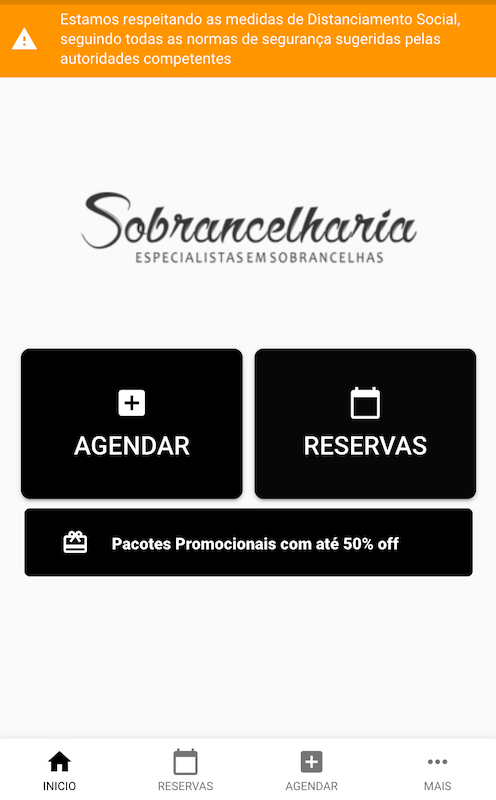 Aplicativo do cliente